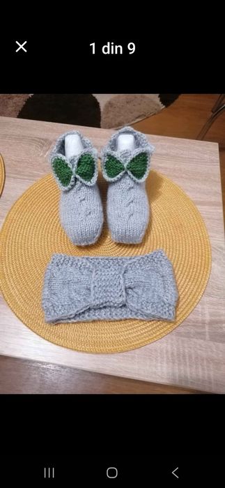 Ciorapi tricotati manual