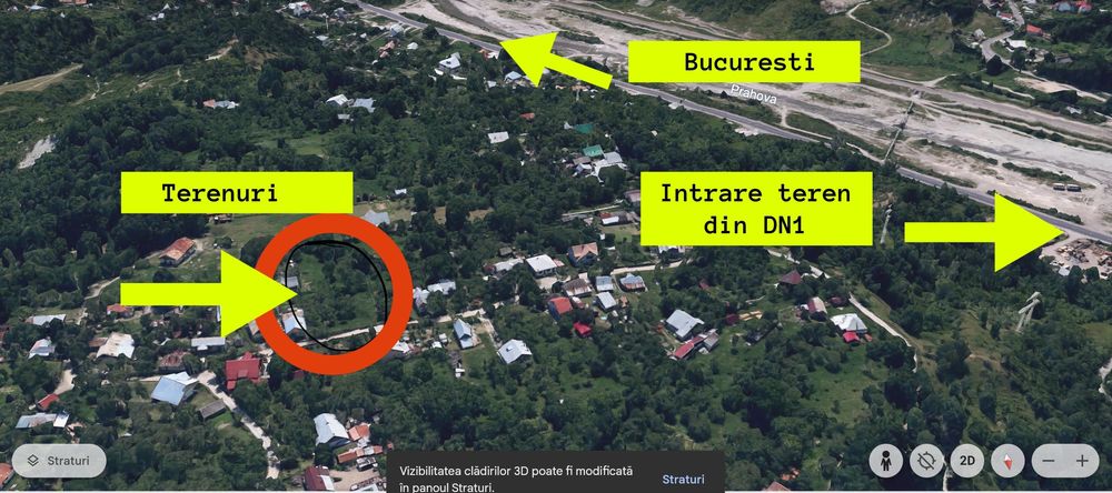 Teren breaza intravilan / lot teren casa breaza / teren de vânzare