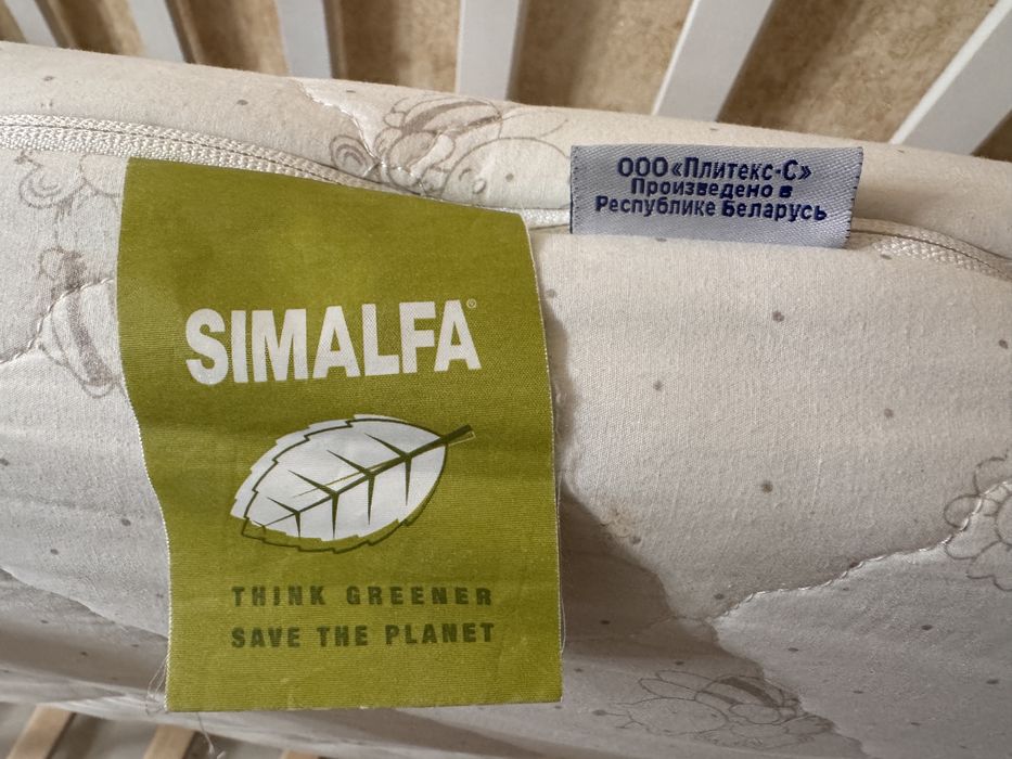 Продам манеж с ортопедическим матрасом Plitex