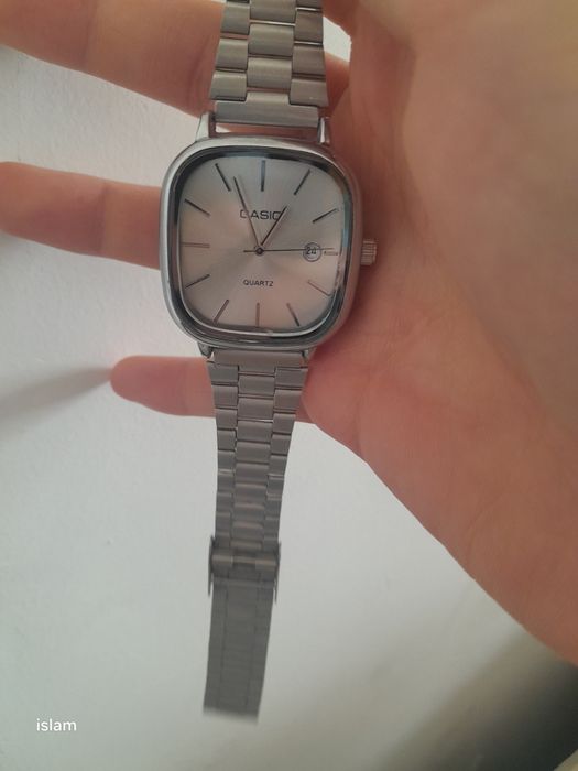 Часы casio серые