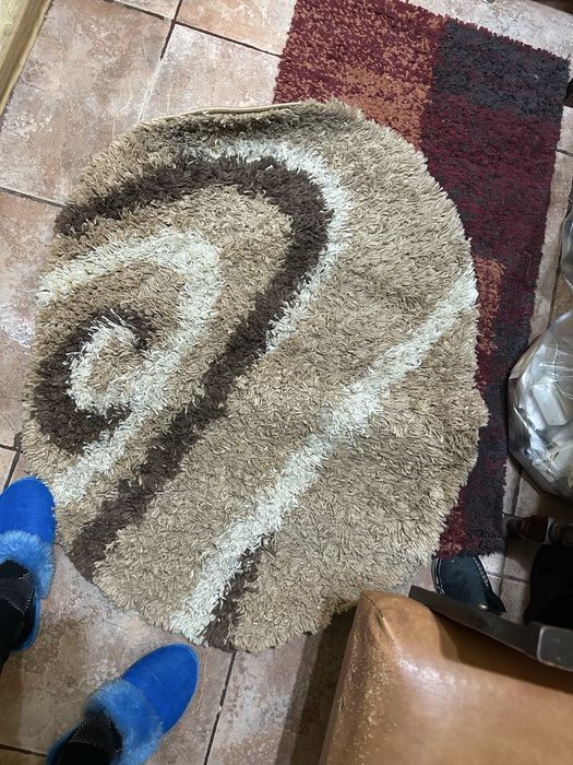 Set covoare maro cu crem