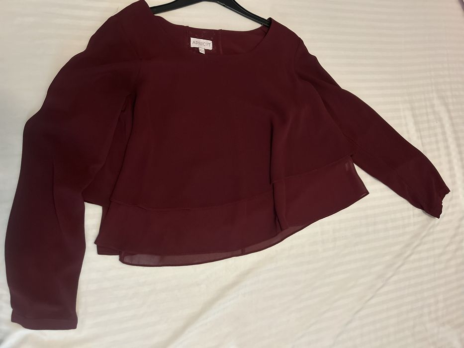 Bluza vaporoasa M / 38 • Foarte buna • Apricot