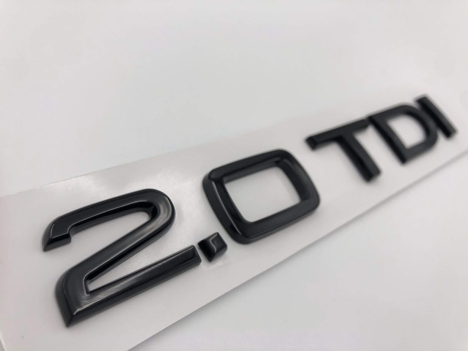 Emblema Audi 2.0 TDI spate negru