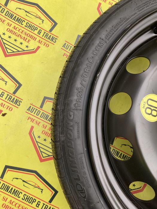 Roata rezerva slim originala BMW X2 seria1 F40 125/70/18 5X112 Dot1222