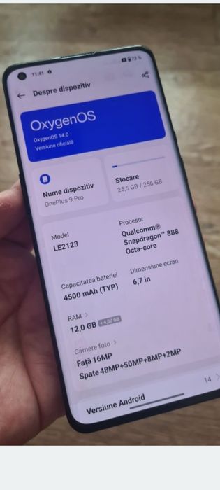 One Plus 9Pro . 256Gb 12Gb dualsim 4500mah 65W