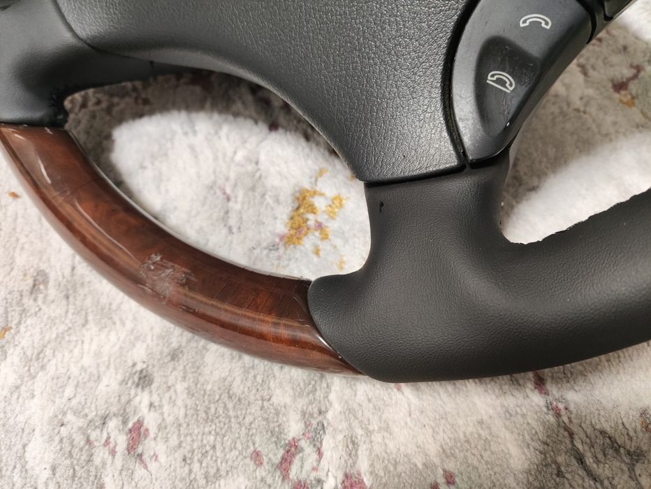 Руль Мерседес дерево w220 рест