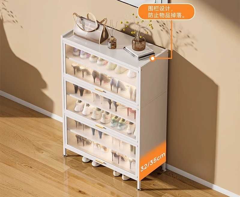 Обувной шкаф за дверь – металл,  Современный стальной шкаф для обуви