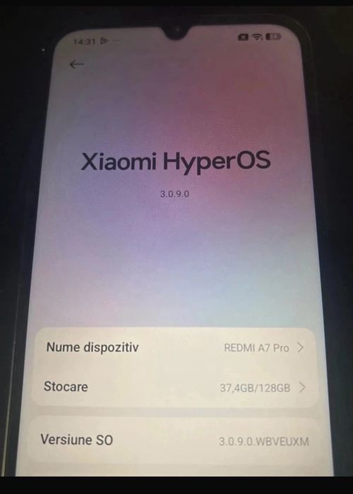De vanzarw xioami redmi A7 Pro ca nou