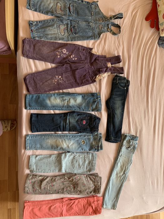 Рокли и дънки 2-3 години