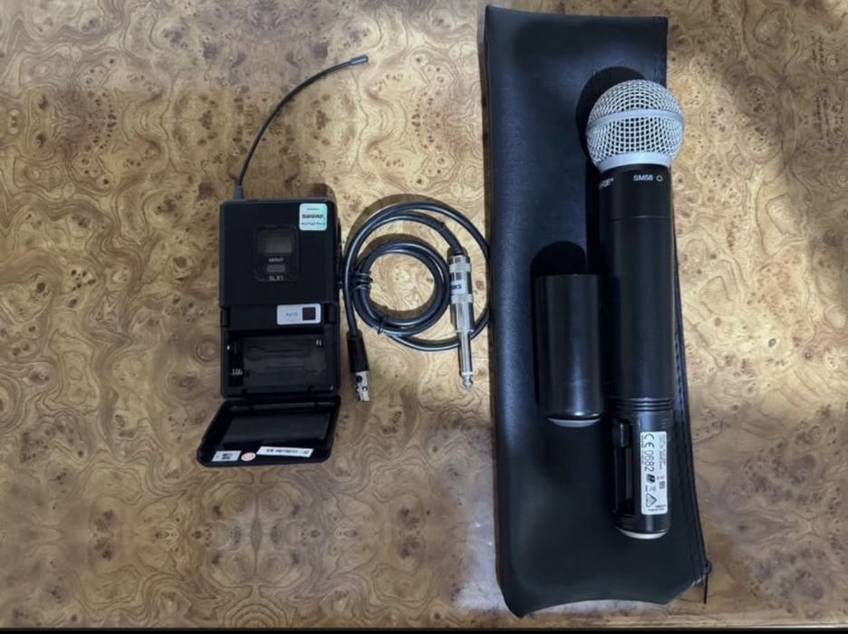 Shure slx24/beta58/slx1 pentru instrument și microfon