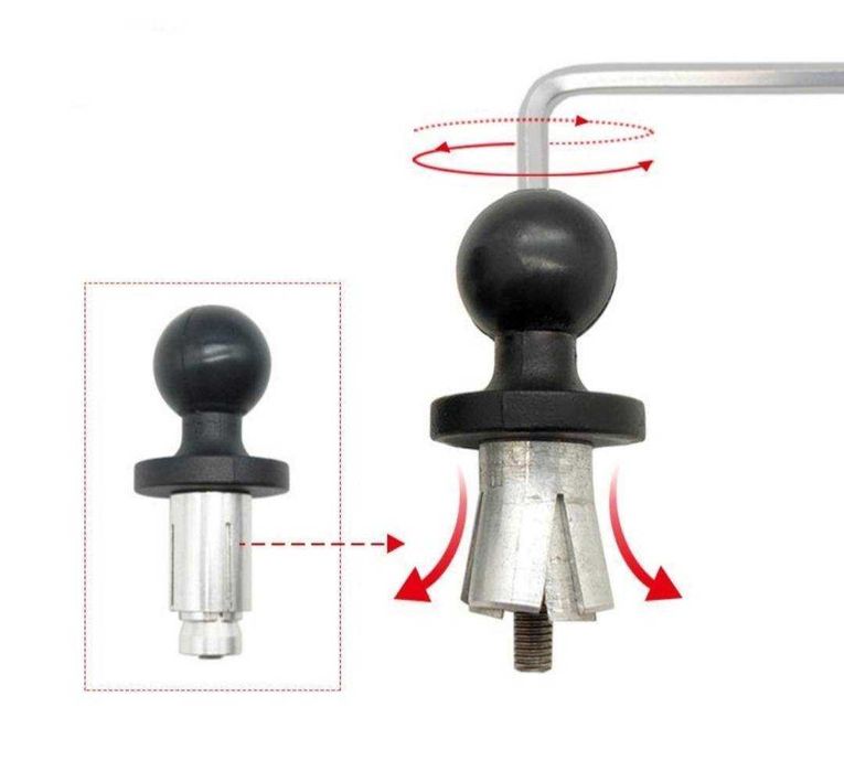 Prindere jug moto pentru suport telefon diametru 13-17mm