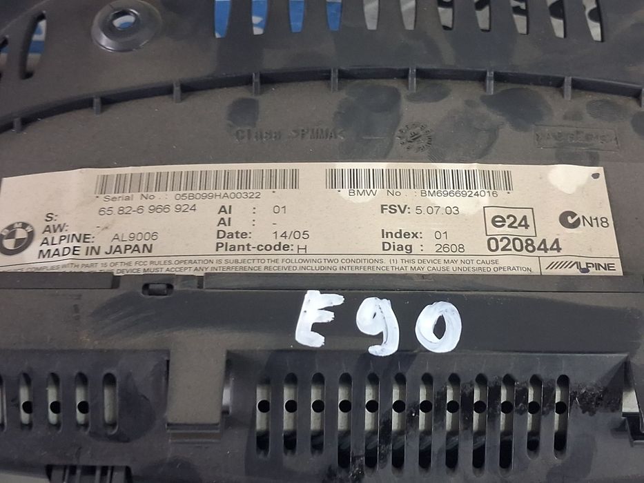 Display BMW e90 e91 Seria 3 2007