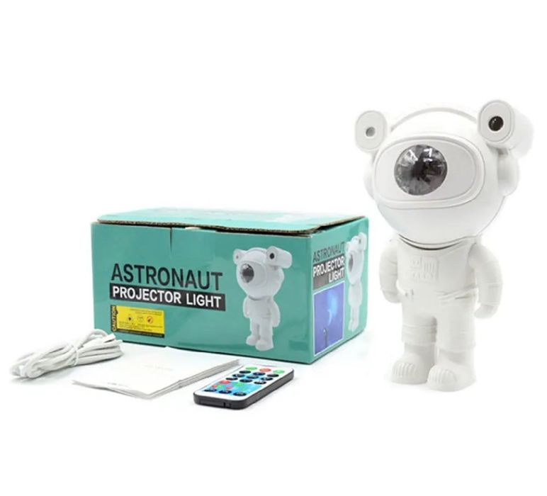 Лампа проектор Астронавт, Лампа звездно небе, с Bluetooth