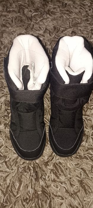 Детски непромокаеми ботуши за преходи в сняг SH100, С ВЕЛКРО, № 35