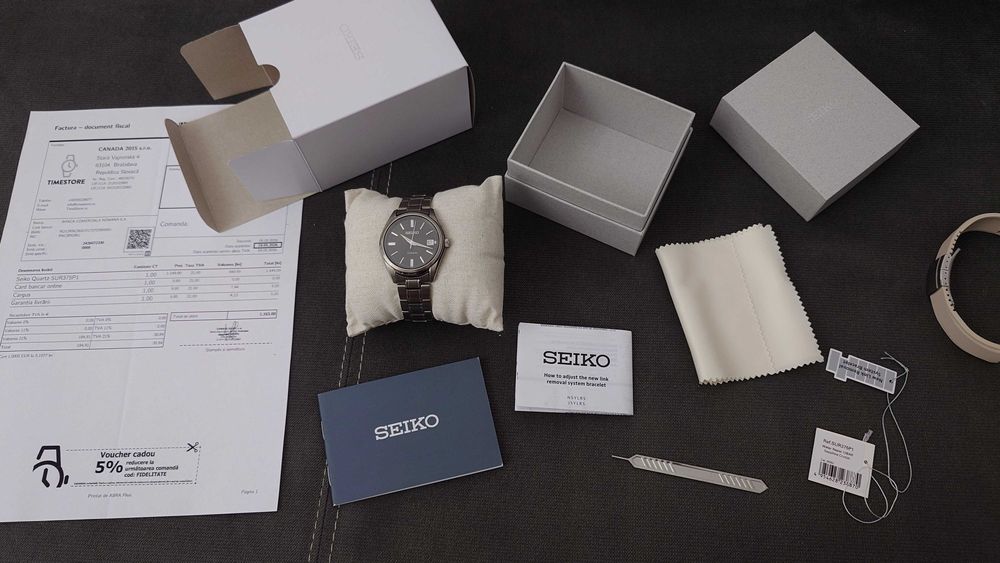(Brăila) Seiko SUR375p1 titanium original (predarea personal)