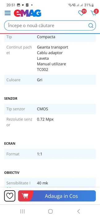 Camera externa termoviziune Topdon