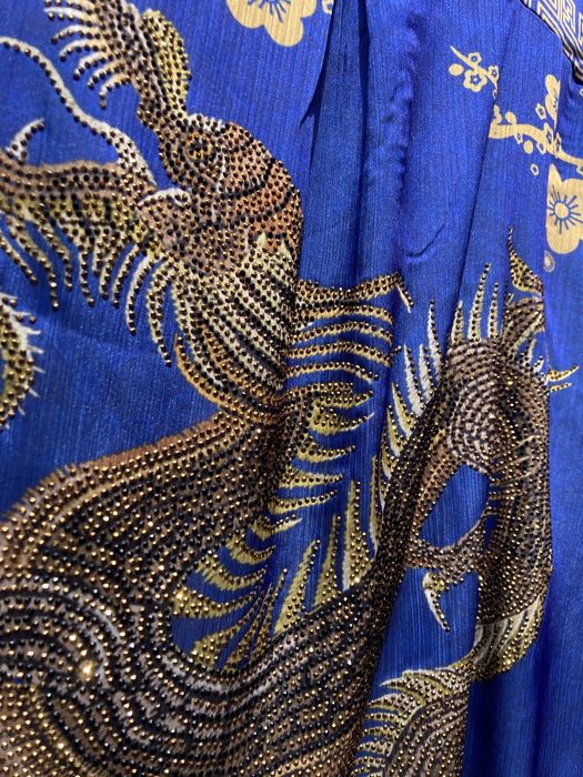 Bluza masura 48 schiffhauer cu un dragon pe spate din strasuri