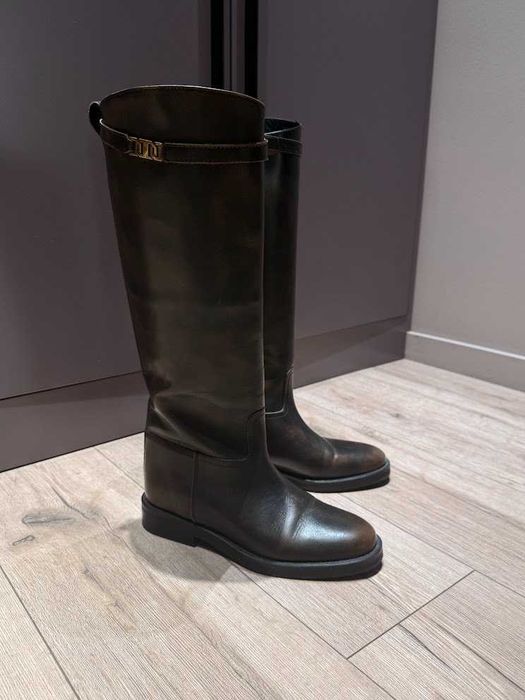 Высокие сапоги Massimo Dutti 39р