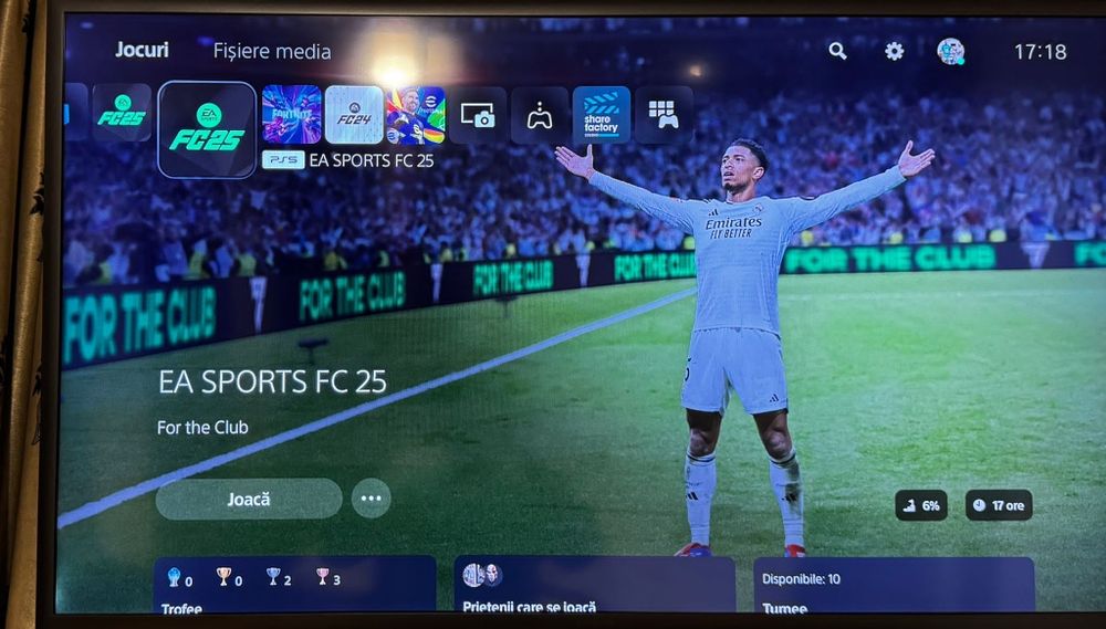 PS5 plus 5  jocuri incluse și 2 controllere