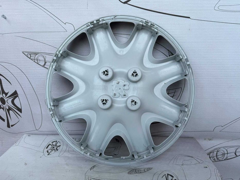 Capac Roată Gri Argintiu Peugeot 207 5416 R6 9685633680 2008 / [2006-2013] / (4B2)