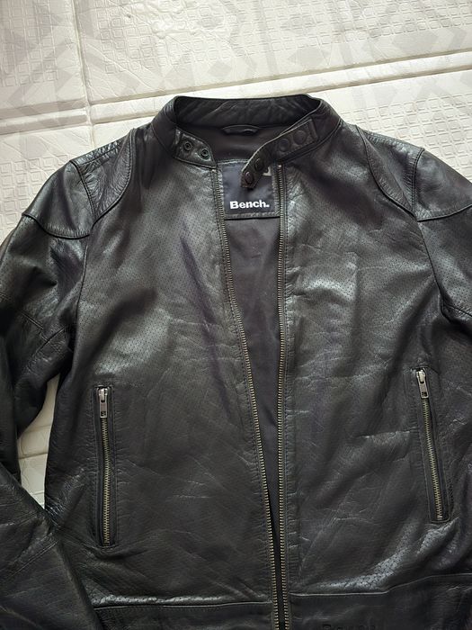 Кожено яке Bench, Топ състояние. Естествена кожа.