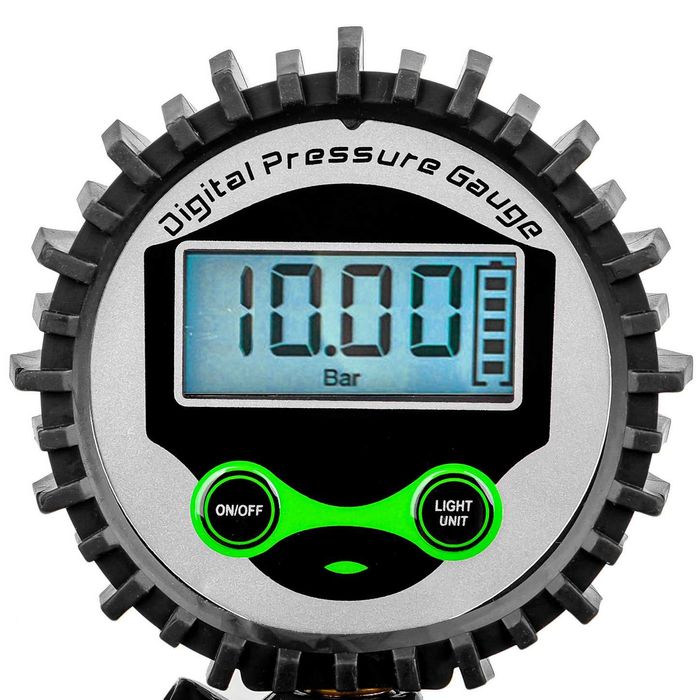 Пистолет за напомпване на гуми с цифров манометър ROCKFORCE