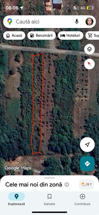 Teren extravilan Paulesti 1000mp