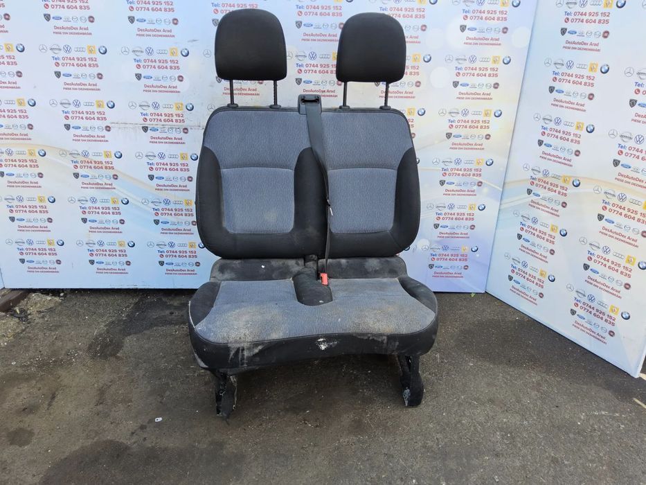 Bancheta Renault Trafic 2014-2020 Opel Vivaro Nissan nv300 Bancheta dubla fata Trafic 3
