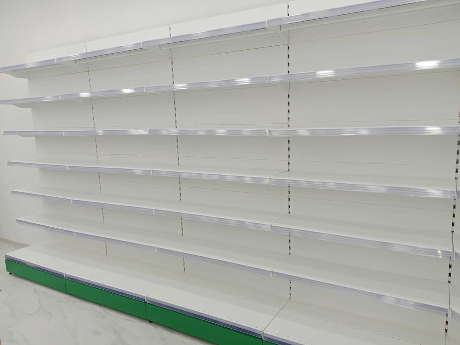 Торговые стеллажи из металла, стеллаж продовольственный магазин