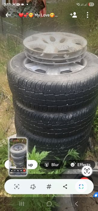 Roți cu cauciucuri și senzori presiune Dodge Journey 2.l și Nissan X-T