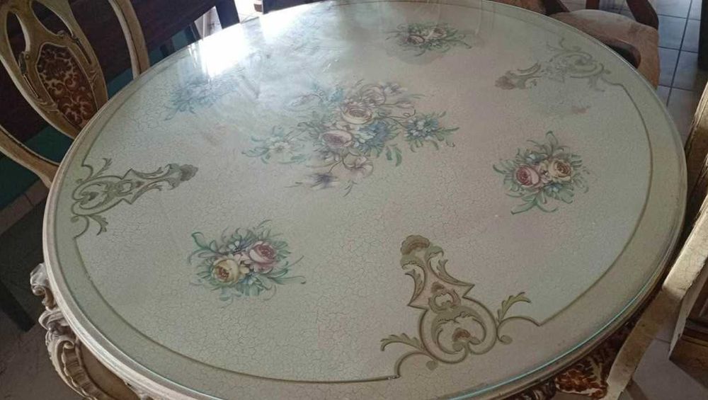 Masă în stil venețian (ovală/rotundă sau dreptunghiulară)
