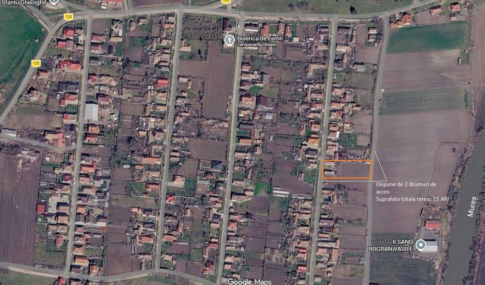 Casă de vânzare în sat Sfântu Gheorghe, jud. Mureș – 15 ari teren