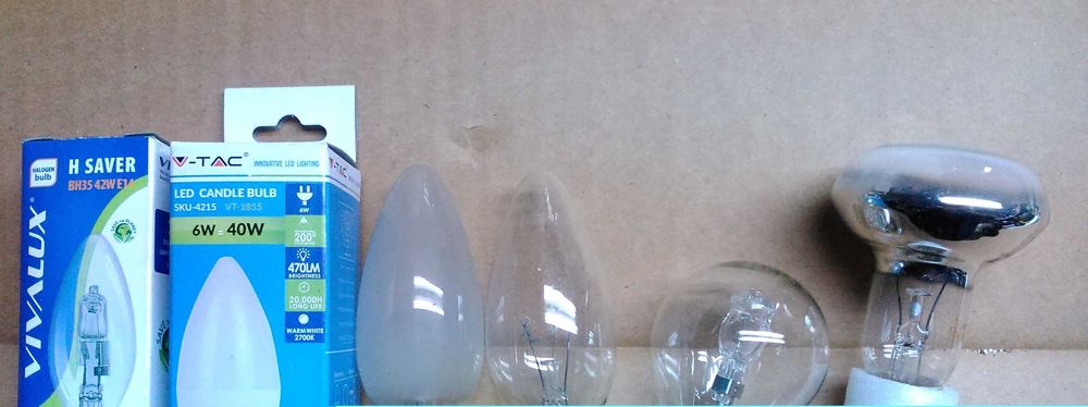 (240) Лампи: ЛНС, миньон, за "луни", луминесцентни