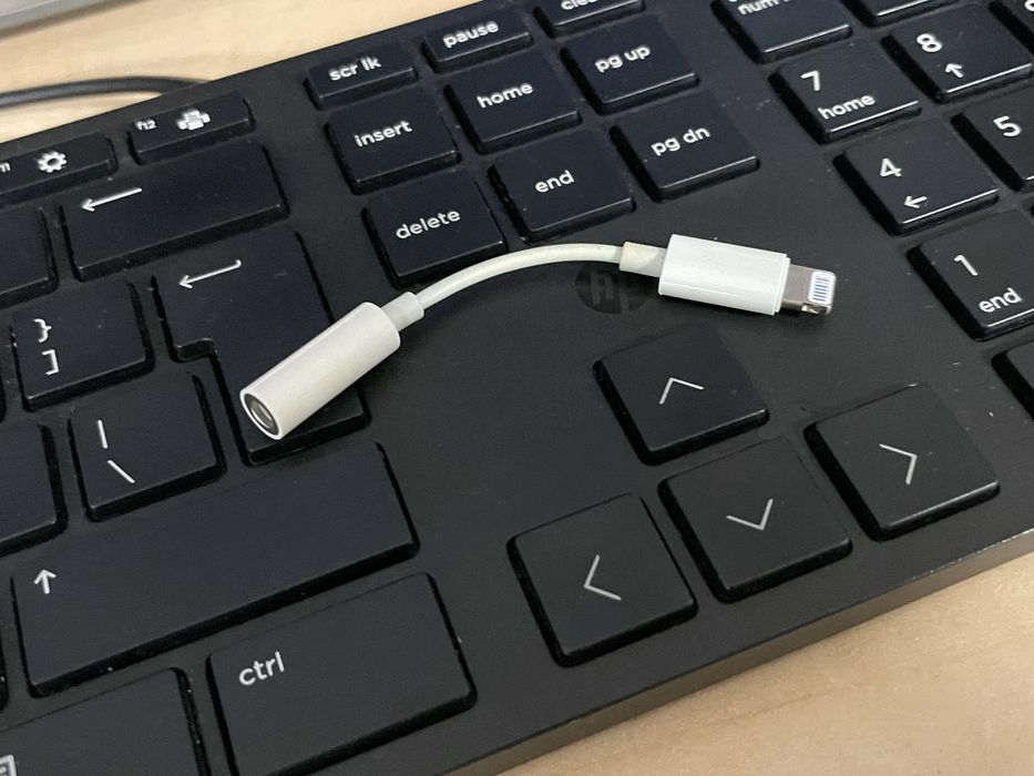 Adaptor original Apple căști jack-lighting