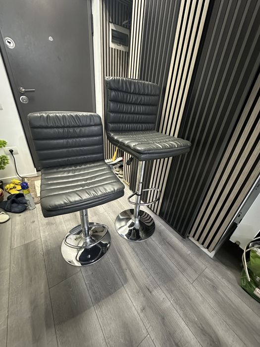 Scaune bar cafebar bucatarie rotative piele ecologica