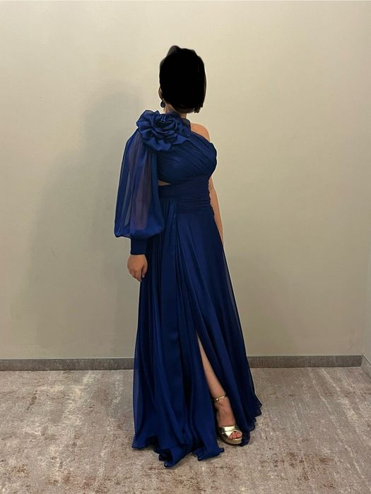 Rochie de seară albastru royal