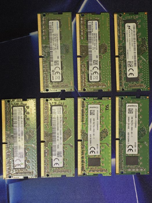 RAM DDR4 8GB Sodimm Micron/Samsung/Kingston/SK Hynix