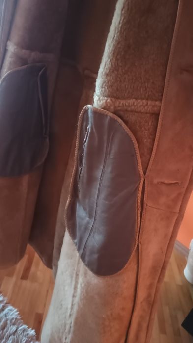 Cojoc bărbătesc lung,culoare bej-capucino