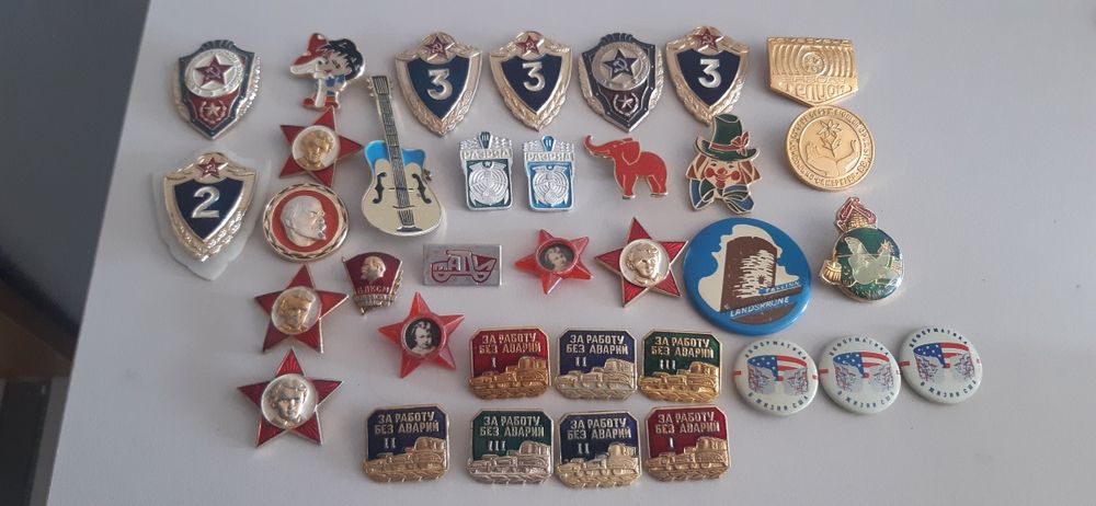 Значки ссср розние