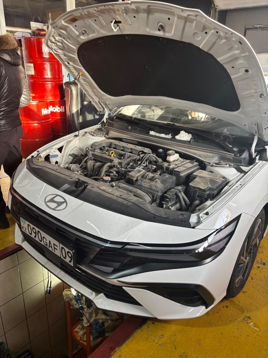 Замена масла автомобиля