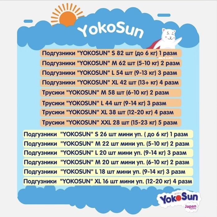 Памперсы подгузники