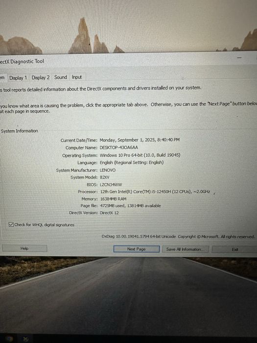 Laptop Lenovo Loq 15IRH8