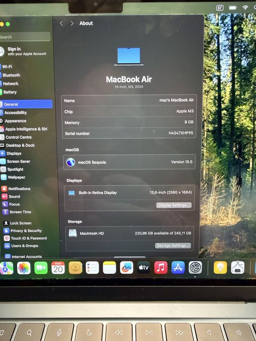 MacBook Air M3 13.6” 256GB Midnight + Magic Mouse 2
