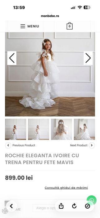 Rochita fetite de ocazie