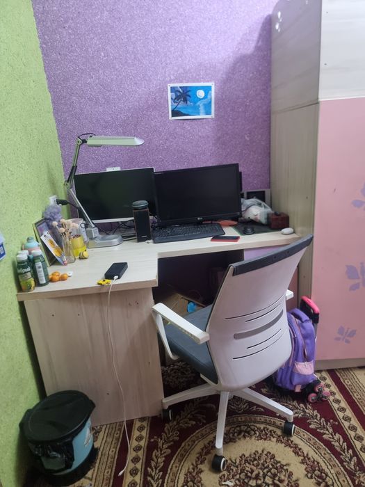 Кровать двухэтажный  kravat ikkietajli