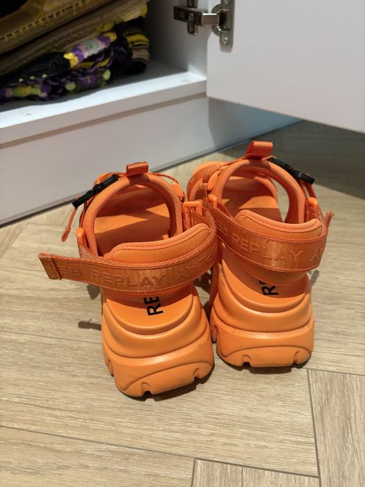 Оранжеви Сандали Replay GWSA6 - оригинални