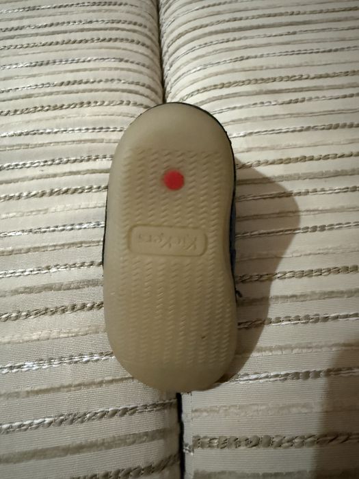 Боти от велур с велкро, 19 номер Kickers