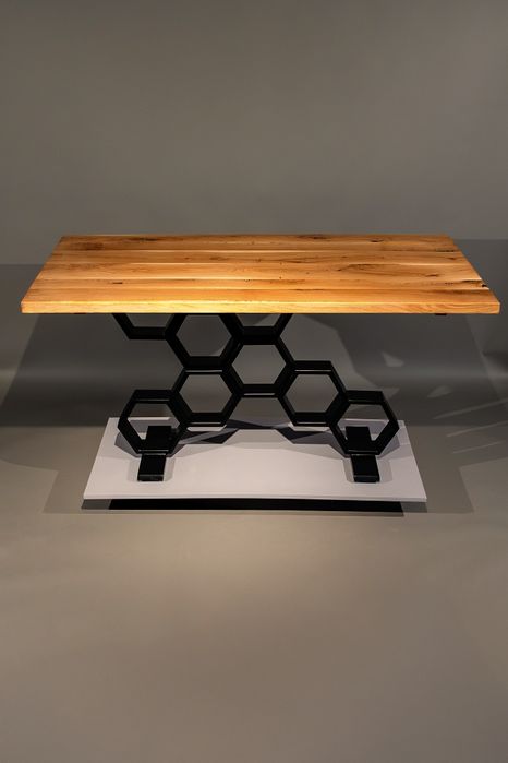 Masa dining-stejar masiv&otel