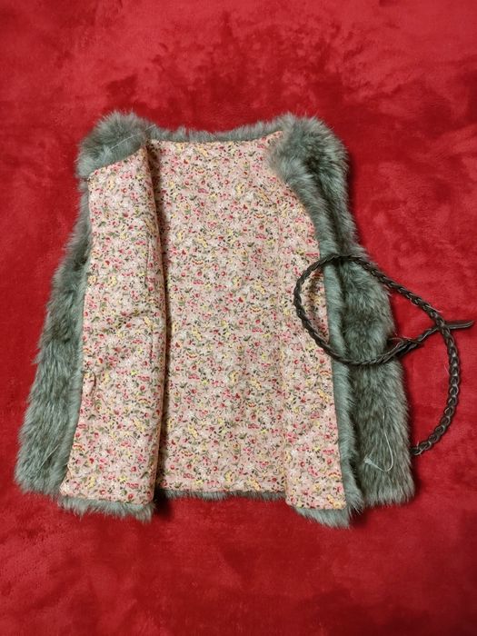 Vestă blăniță eleganta fetițe