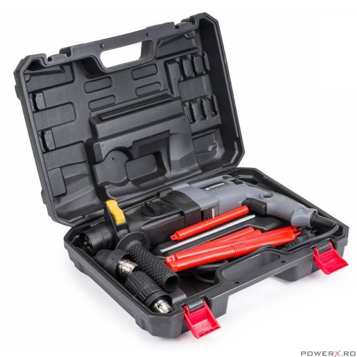 Rotopercutor Sds + Burghie Bormasina Percutie Powermat 2500W 3.2J PRO